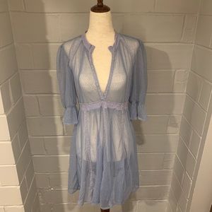 Free People sheer dress